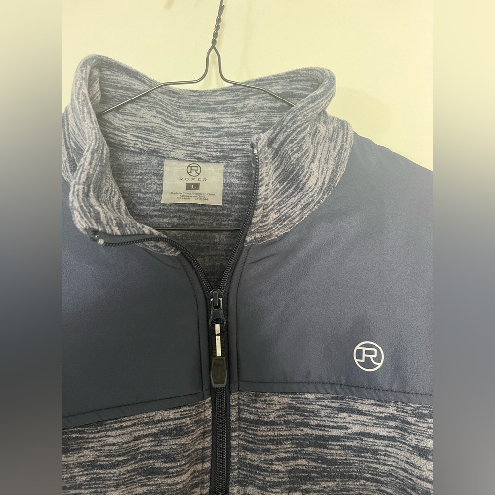 Men’s Roper Brand Quarter-Zip Pullover Sweater - Picture 2 of 4